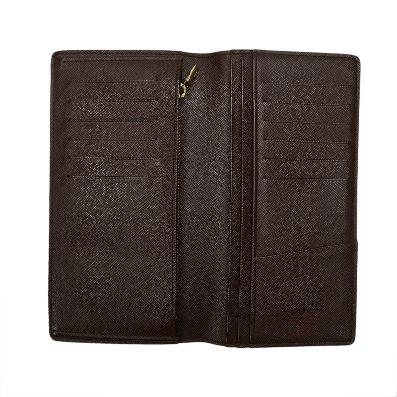LOUIS VUITTON Damier Ebene Brazza Long Wallets - Logoexplore - Image 9