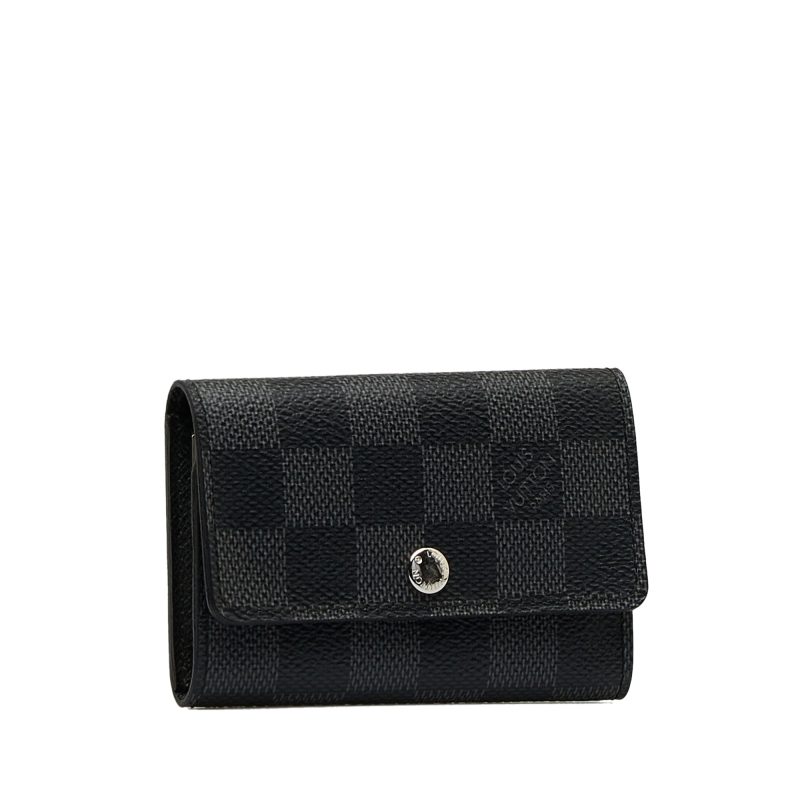 LOUIS VUITTON Damier Graphite 6 Key Holder - Logoexplore - Image 2