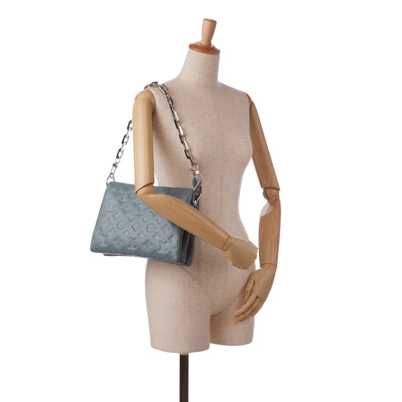 Louis Vuitton Coussin PM Blue Monogram Empreinte - Logoexplore - Image 7