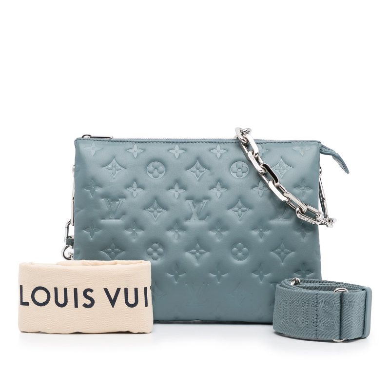 Louis Vuitton Coussin PM Blue Monogram Empreinte - Logoexplore