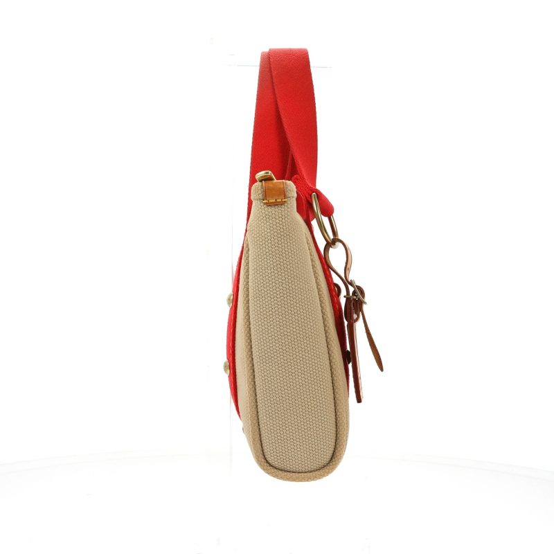 LOUIS VUITTON Handbag in Beige Fabric - Logoexplore - Image 4