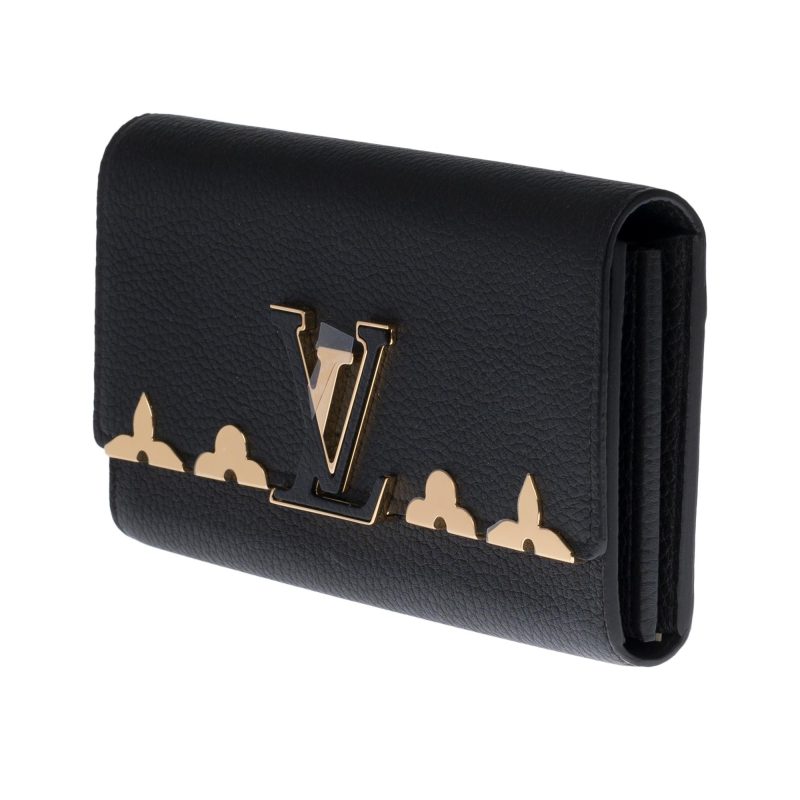 LOUIS VUITTON Brand New Capucines GM Wallet in black Taurillon leather - Logoexplore - Image 3