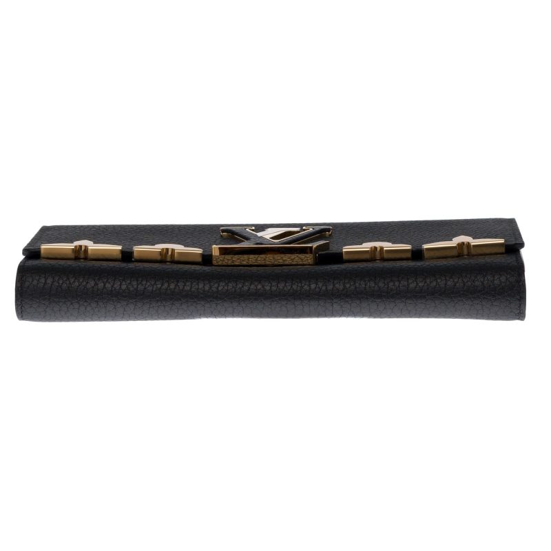 LOUIS VUITTON Brand New Capucines GM Wallet in black Taurillon leather - Logoexplore - Image 9