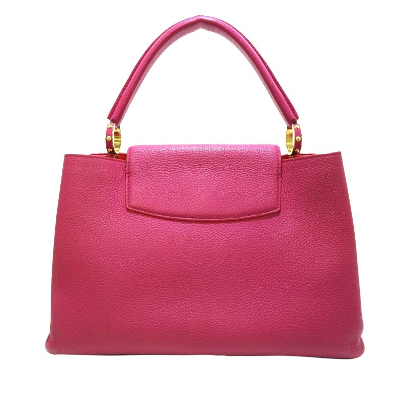 Louis Vuitton Capucines MM Pink Taurillon - Logoexplore - Image 3