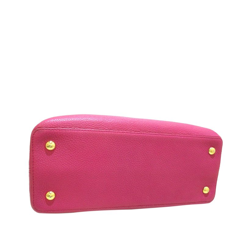 Louis Vuitton Capucines MM Pink Taurillon - Logoexplore - Image 4
