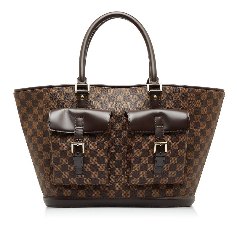LOUIS VUITTON Damier Ebene Manosque GM Tote Bag - Logoexplore