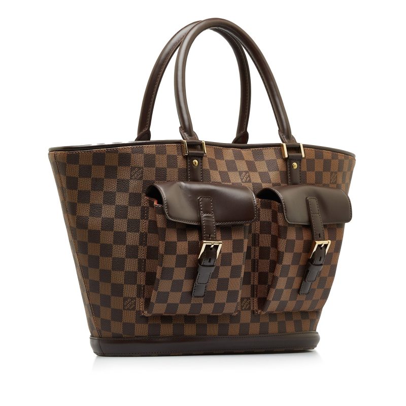 LOUIS VUITTON Damier Ebene Manosque GM Tote Bag - Logoexplore - Image 2