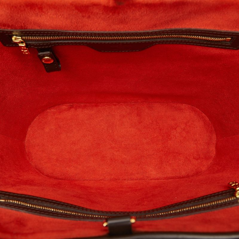 LOUIS VUITTON Damier Ebene Manosque GM Tote Bag - Logoexplore - Image 5