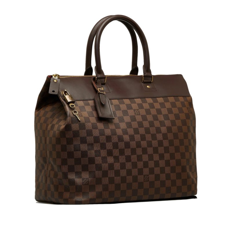 LOUIS VUITTON Damier Ebene Greenwich PM Travel Bag - Logoexplore - Image 2