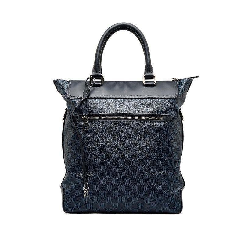 LOUIS VUITTON Damier Cobalt Cabas Jour Satchel - Logoexplore