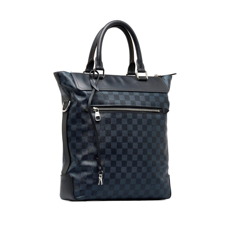 LOUIS VUITTON Damier Cobalt Cabas Jour Satchel - Logoexplore - Image 2