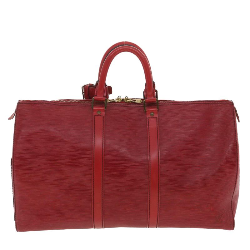 LOUIS VUITTON Epi Keepall 45 Boston Bag Red M42977 S164 - Logoexplore - Image 2