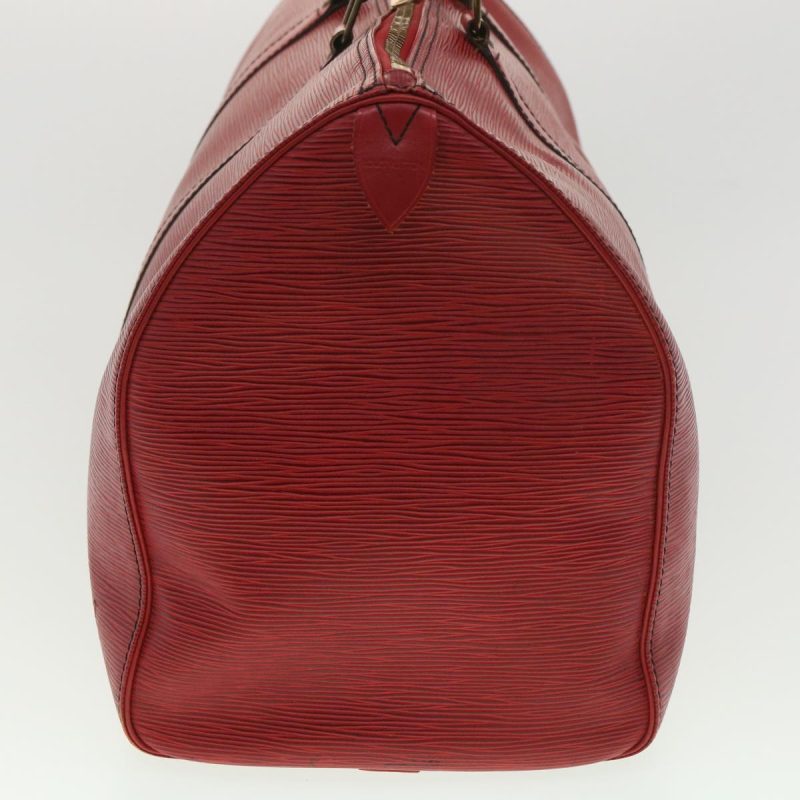LOUIS VUITTON Epi Keepall 45 Boston Bag Red M42977 S164 - Logoexplore - Image 4