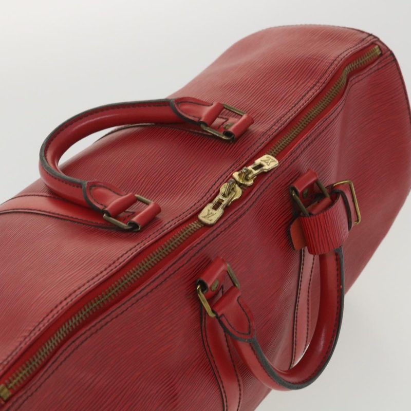LOUIS VUITTON Epi Keepall 45 Boston Bag Red M42977 S164 - Logoexplore - Image 6