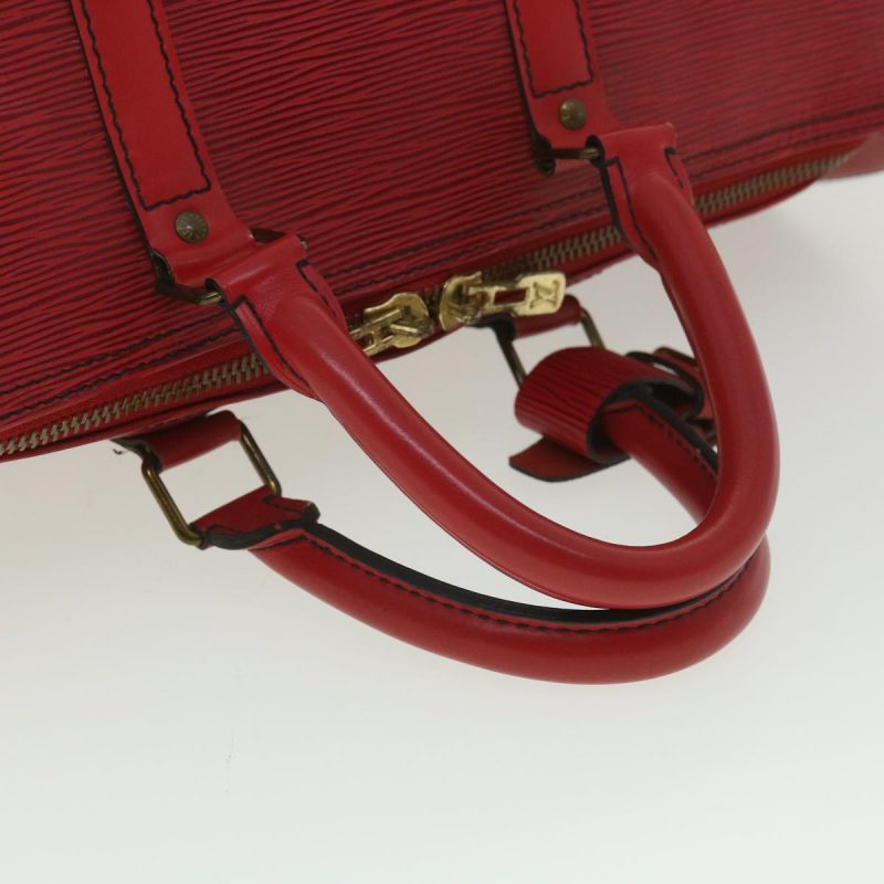 LOUIS VUITTON Epi Keepall 45 Boston Bag Red M42977 S164 - Logoexplore - Image 7