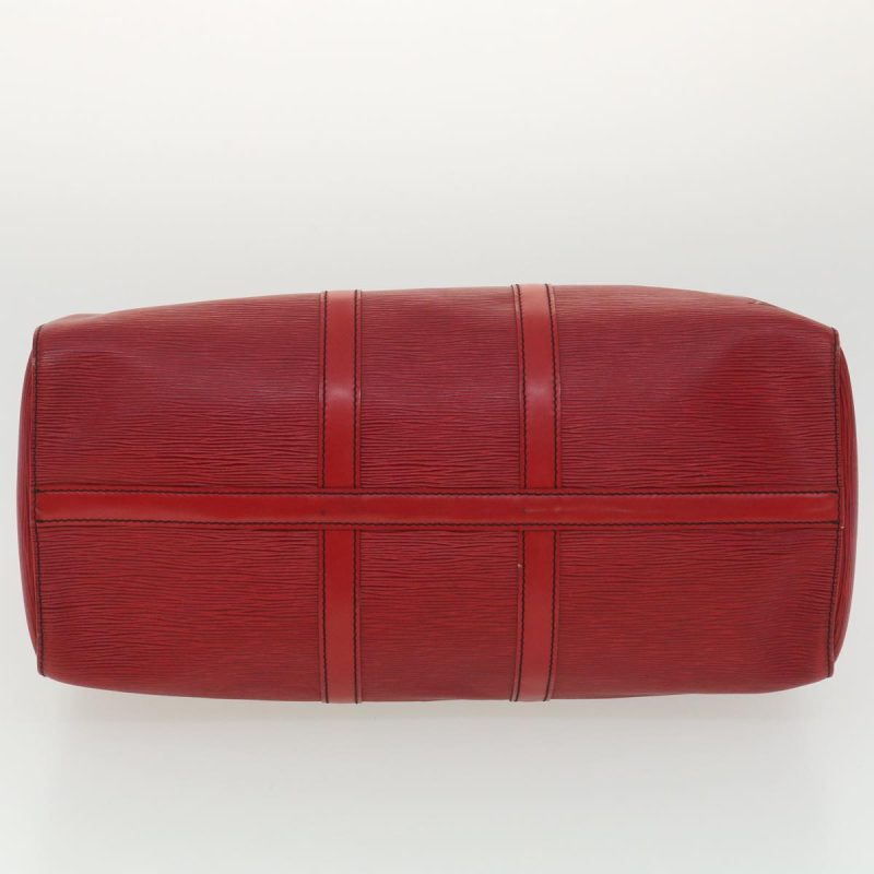 LOUIS VUITTON Epi Keepall 45 Boston Bag Red M42977 S164 - Logoexplore - Image 5