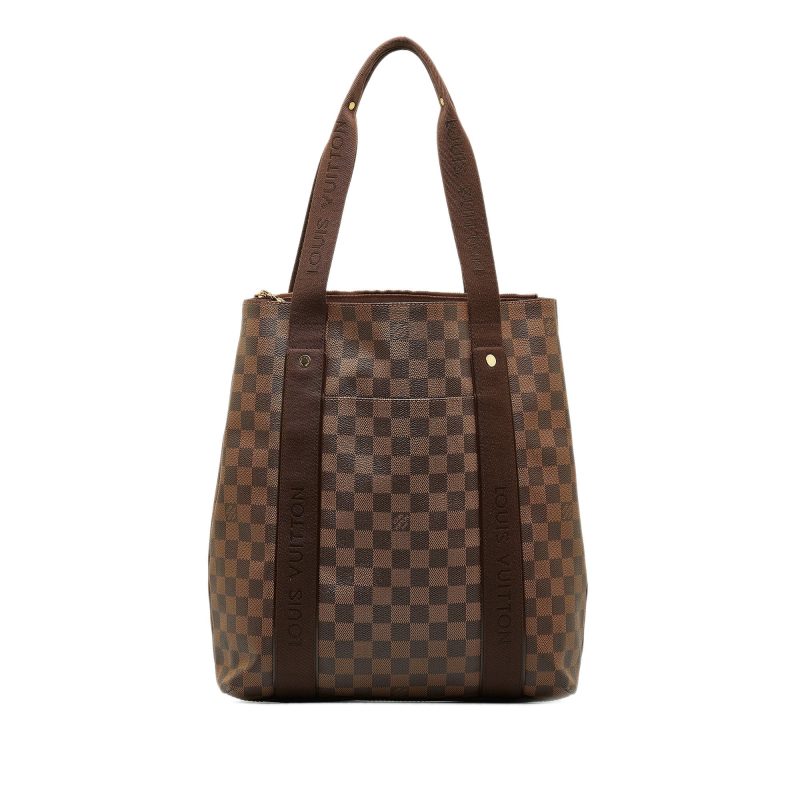 LOUIS VUITTON Damier Ebene Cabas Beaubourg Tote Bag - Logoexplore