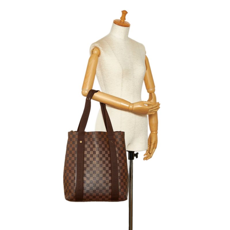 LOUIS VUITTON Damier Ebene Cabas Beaubourg Tote Bag - Logoexplore - Image 9