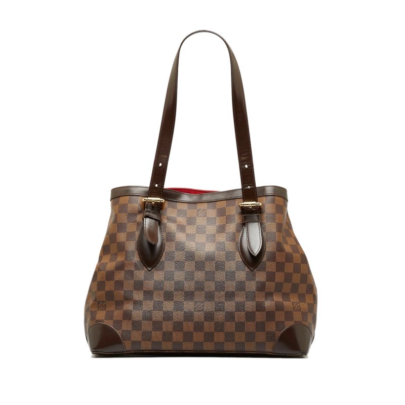 LOUIS VUITTON Damier Ebene Hampstead PM Tote Bag - Logoexplore - Image 3