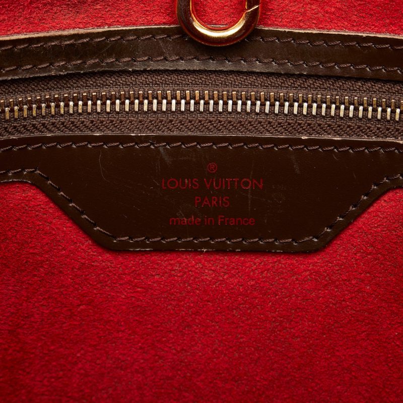 LOUIS VUITTON Damier Ebene Hampstead PM Tote Bag - Logoexplore - Image 6