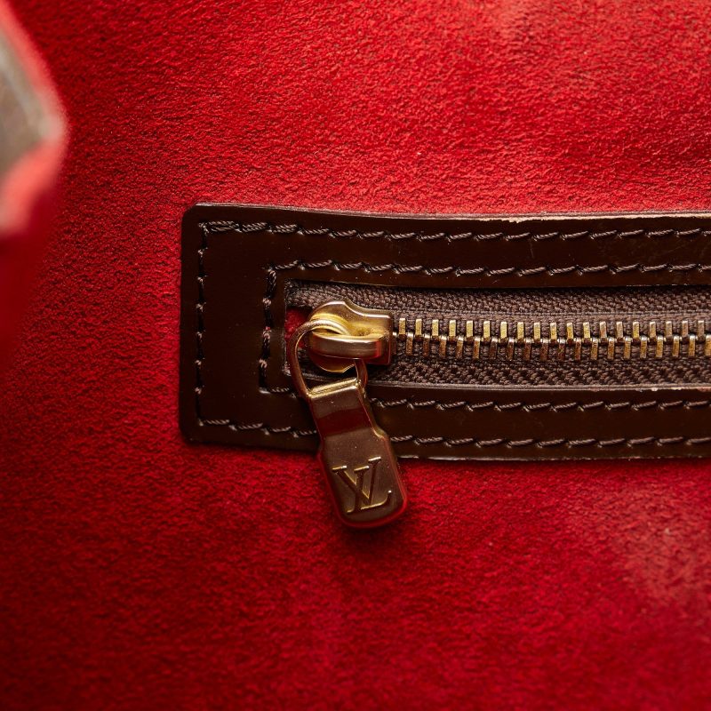 LOUIS VUITTON Damier Ebene Hampstead PM Tote Bag - Logoexplore - Image 8