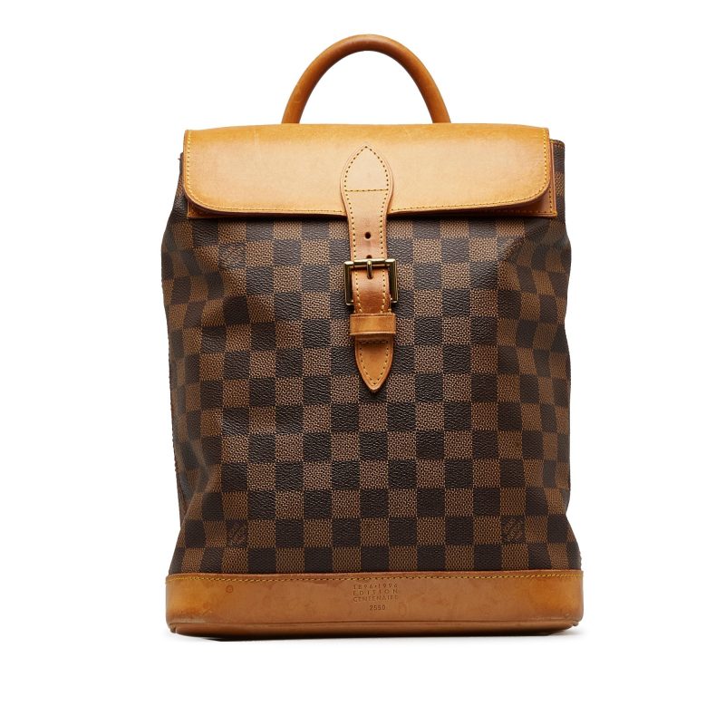 LOUIS VUITTON Damier Ebene Arlequin Soho Backpack - Logoexplore