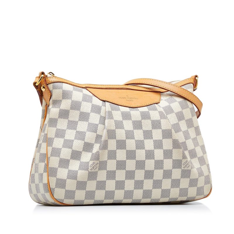 LOUIS VUITTON Damier Azur Siracusa PM Crossbody Bag - Logoexplore - Image 2