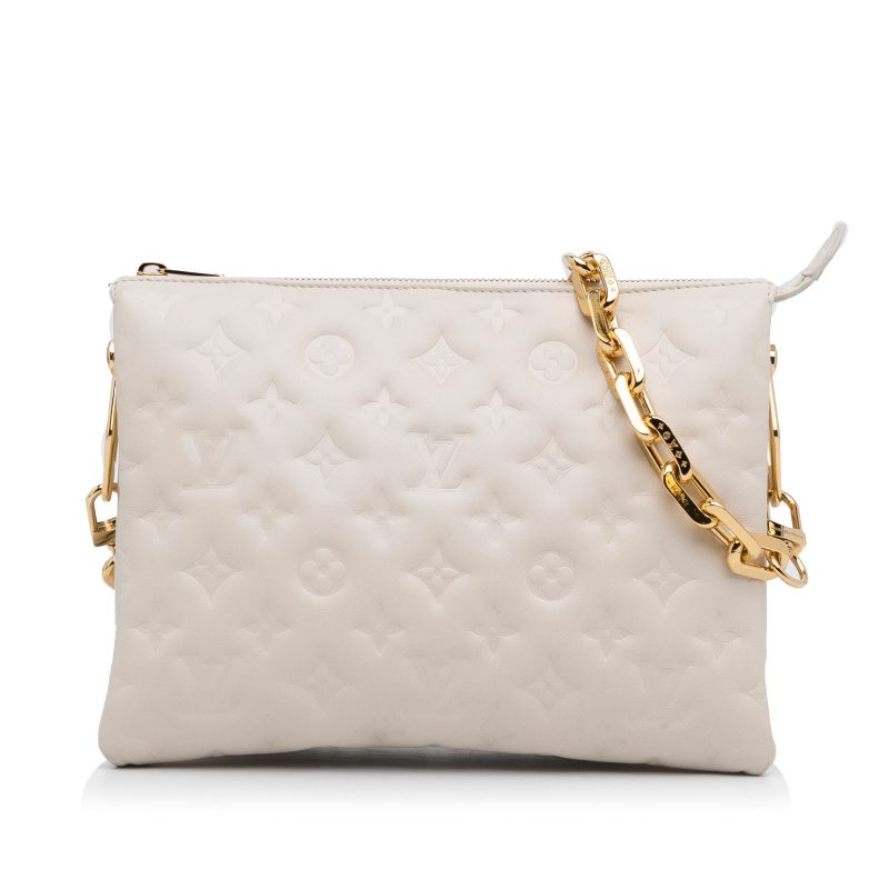 Louis Vuitton Coussin PM White Monogram Empreinte - Logoexplore - Image 2