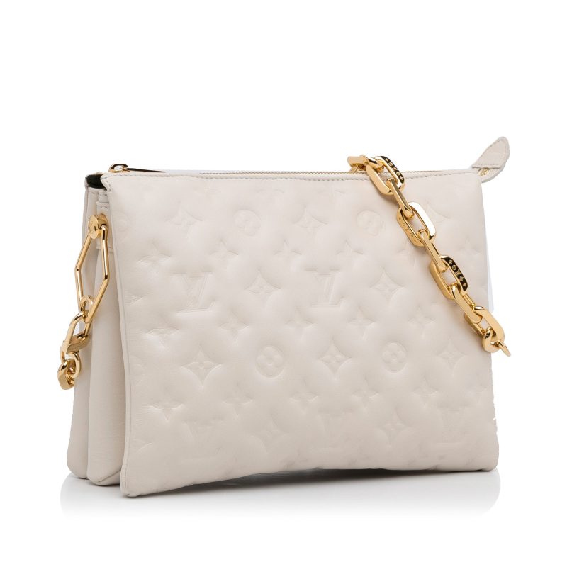 Louis Vuitton Coussin PM White Monogram Empreinte - Logoexplore - Image 3