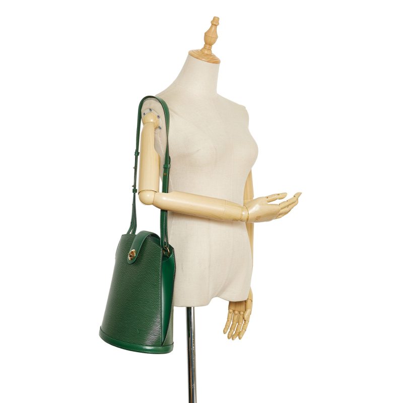 Louis Vuitton Cluny Green Epi - Logoexplore - Image 8