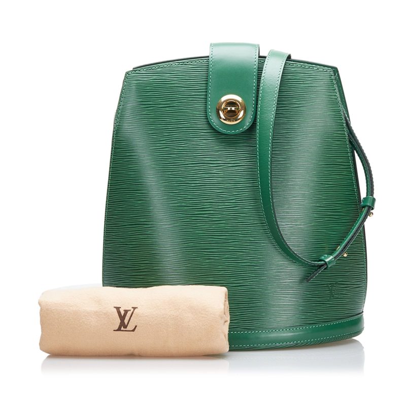 Louis Vuitton Cluny Green Epi - Logoexplore