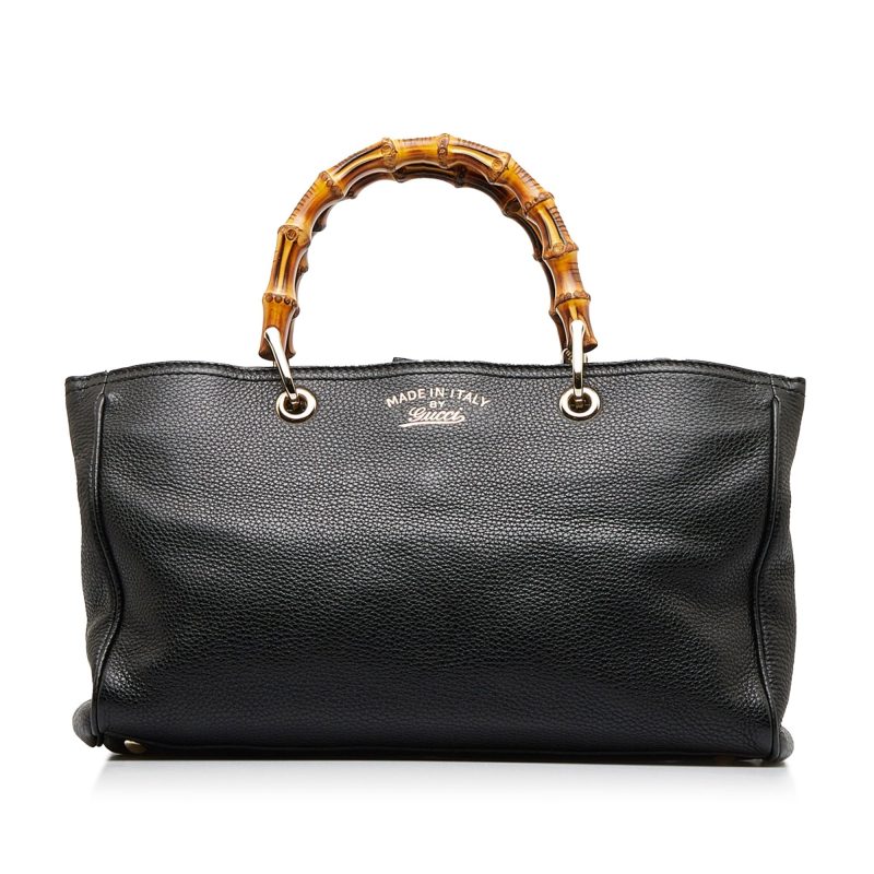 Gucci Bamboo Shopper Medium Black - Logoexplore - Image 2