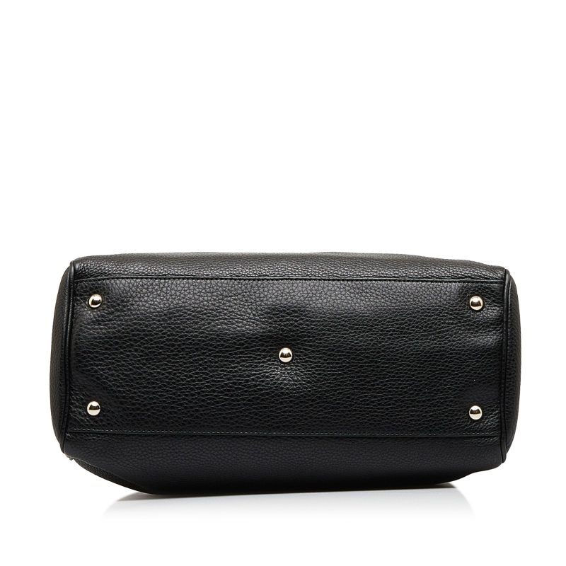 Gucci Bamboo Shopper Medium Black - Logoexplore - Image 5