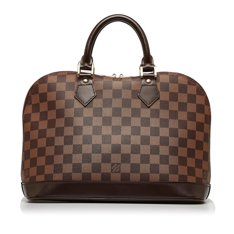 LOUIS VUITTON Damier Ebene Alma PM Handbag - Logoexplore - Image 3