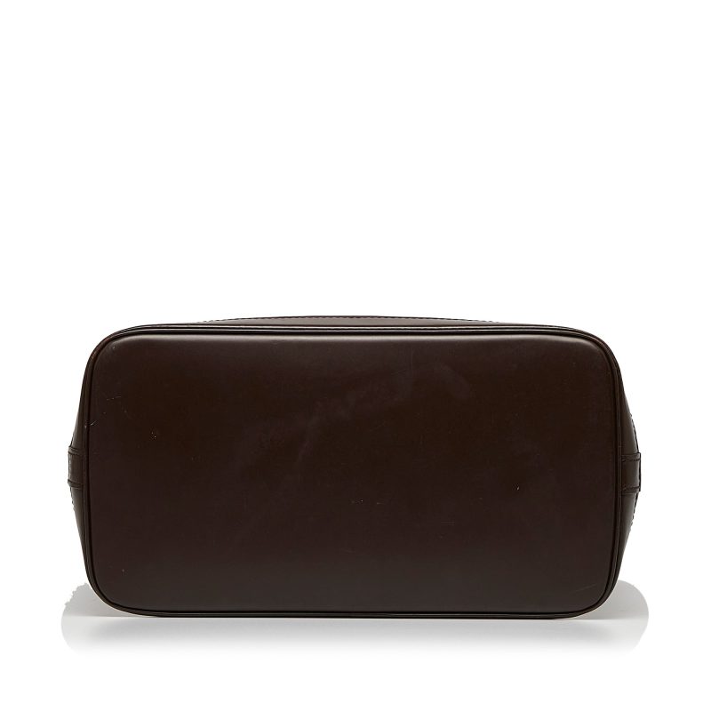 LOUIS VUITTON Damier Ebene Alma PM Handbag - Logoexplore - Image 4