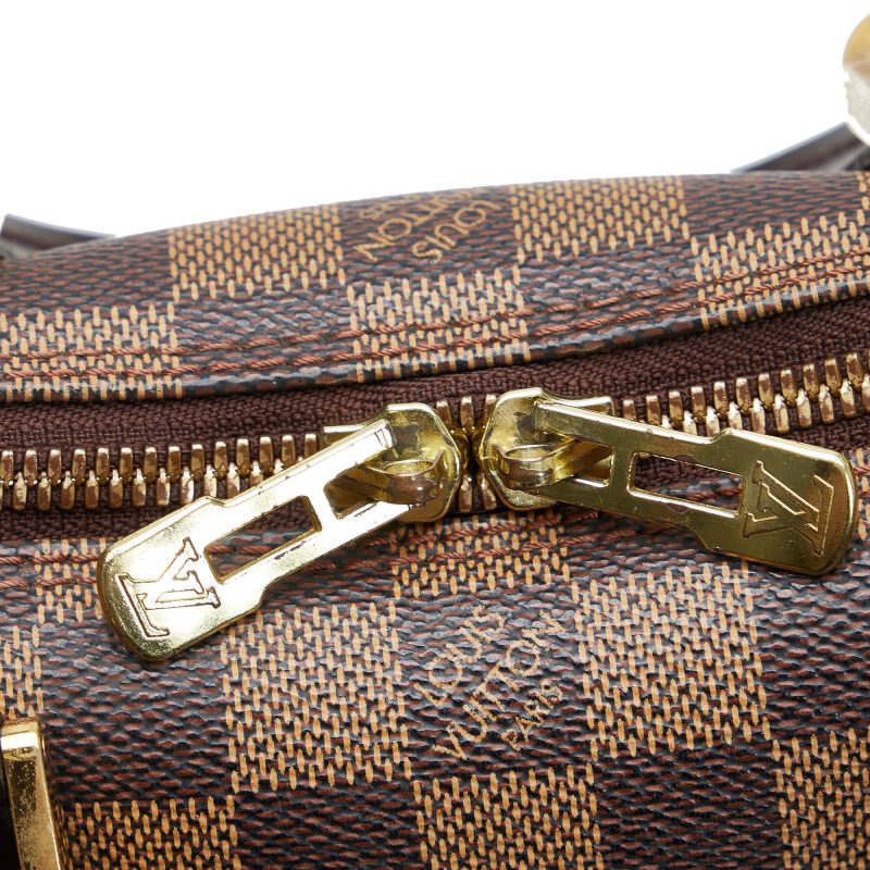 LOUIS VUITTON Damier Ebene Alma PM Handbag - Logoexplore - Image 8