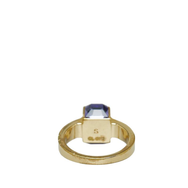 LOUIS VUITTON Crystal Gamble Cocktail Ring Costume Ring - Logoexplore - Image 3