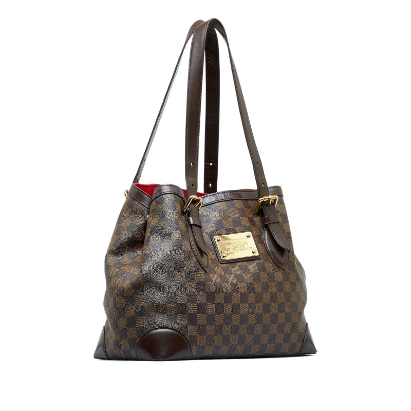 LOUIS VUITTON Damier Ebene Hampstead MM Tote Bag - Logoexplore - Image 2