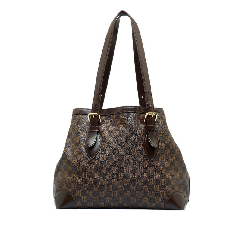 LOUIS VUITTON Damier Ebene Hampstead MM Tote Bag - Logoexplore - Image 3