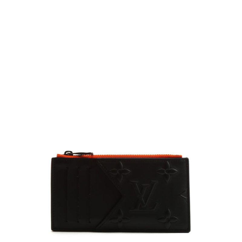 LOUIS VUITTON Coin Card Holder Black - Logoexplore - Image 3