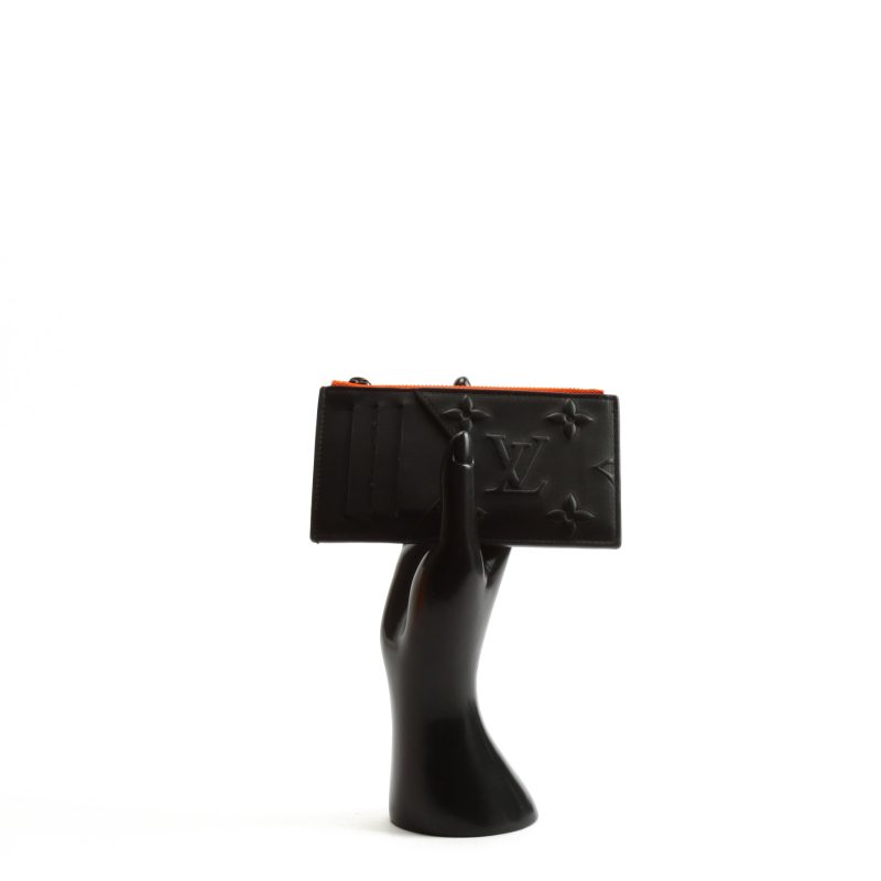 LOUIS VUITTON Coin Card Holder Black - Logoexplore - Image 2