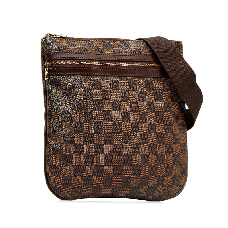 LOUIS VUITTON Damier Ebene Pochette Bosphore Crossbody Bag - Logoexplore - Image 2