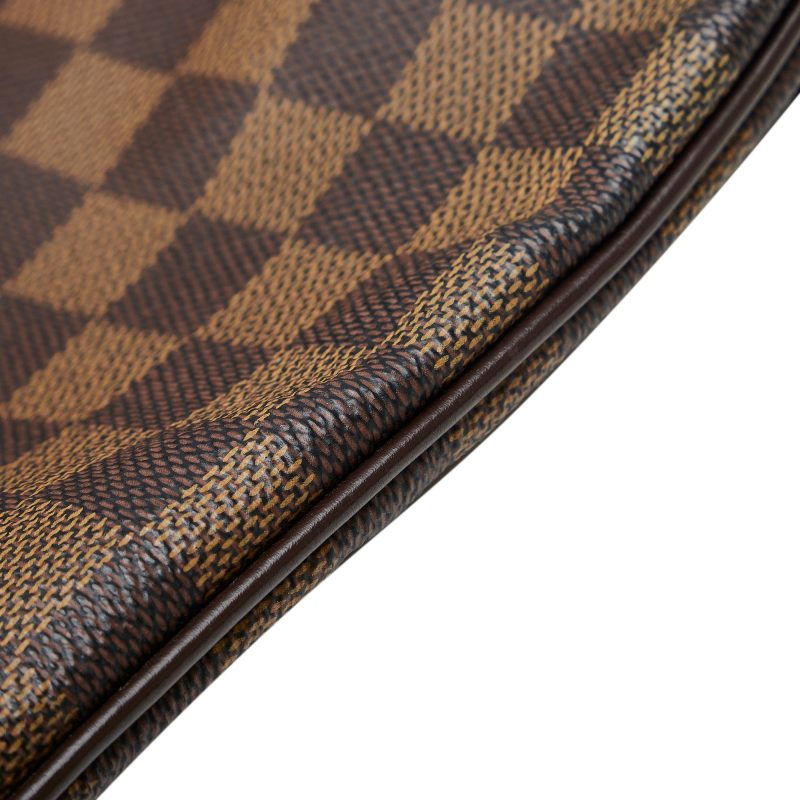 LOUIS VUITTON Damier Ebene Pochette Bosphore Crossbody Bag - Logoexplore - Image 9