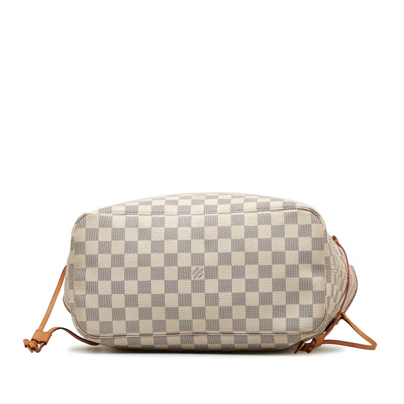 LOUIS VUITTON Damier Azur Neverfull MM Tote Bag - Logoexplore - Image 4