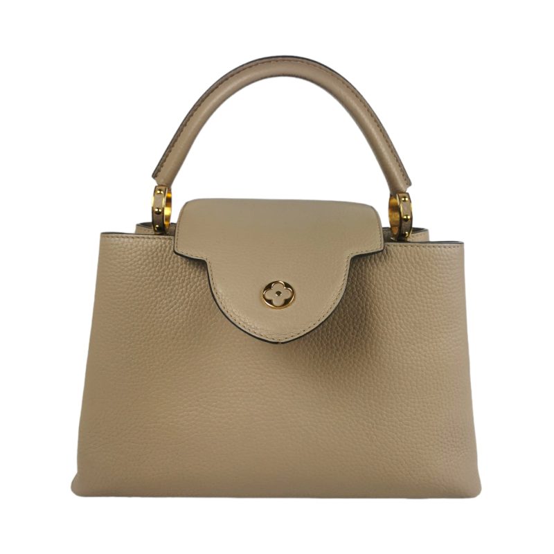 Louis Vuitton Capucines MM Beige Taurillon - Logoexplore - Image 4