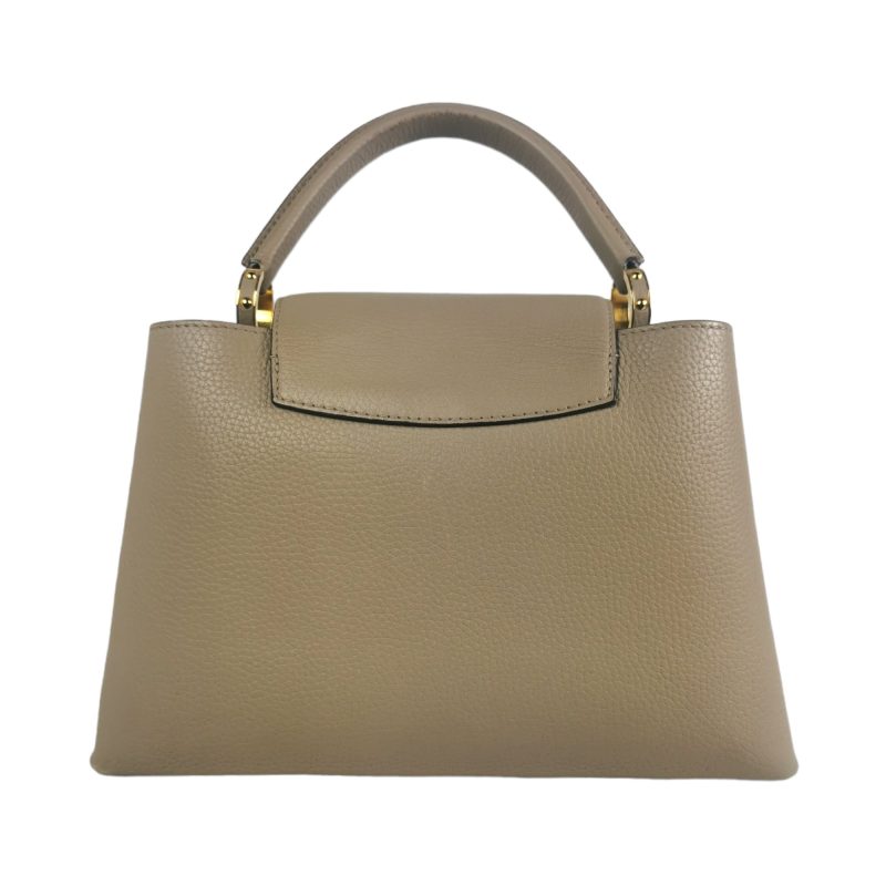 Louis Vuitton Capucines MM Beige Taurillon - Logoexplore - Image 5