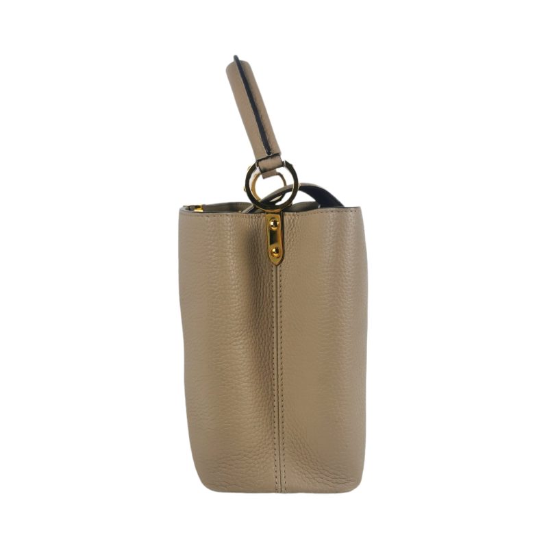 Louis Vuitton Capucines MM Beige Taurillon - Logoexplore - Image 7