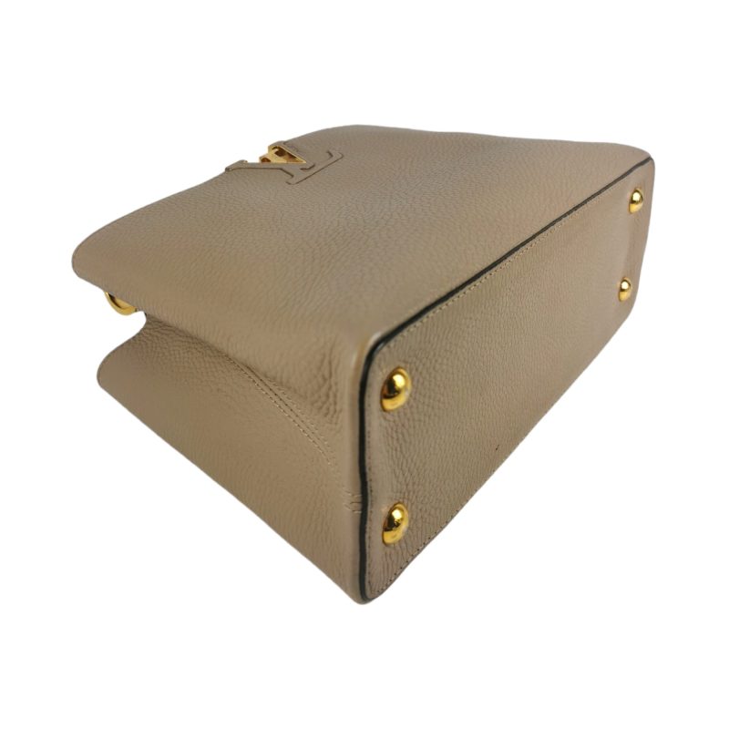 Louis Vuitton Capucines MM Beige Taurillon - Logoexplore - Image 9