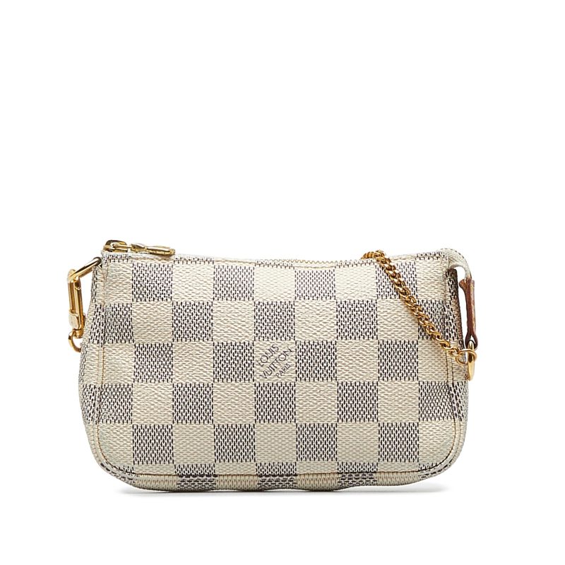 LOUIS VUITTON Damier Azur Mini Pochette Accessoires Baguette - Logoexplore