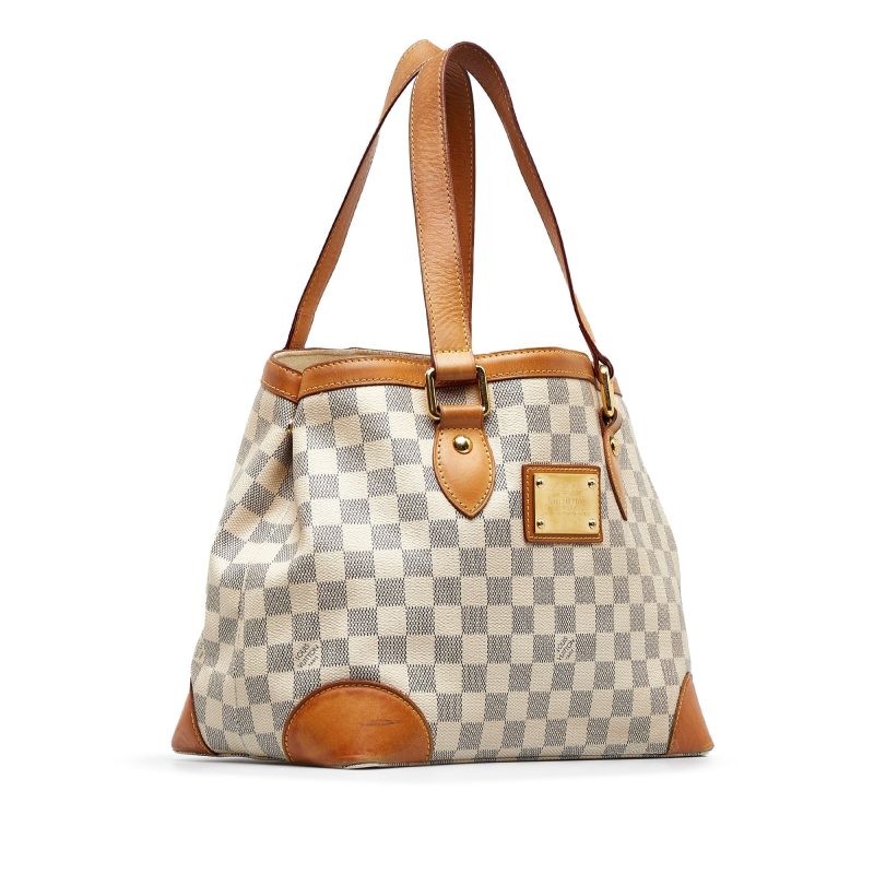 LOUIS VUITTON Damier Azur Hampstead PM Tote Bag - Logoexplore - Image 2